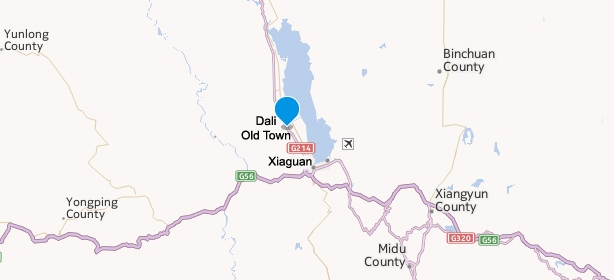 Dali Area Map